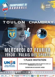 section handball des maristes - accompagne les joueuses de Toulon Métropole Var