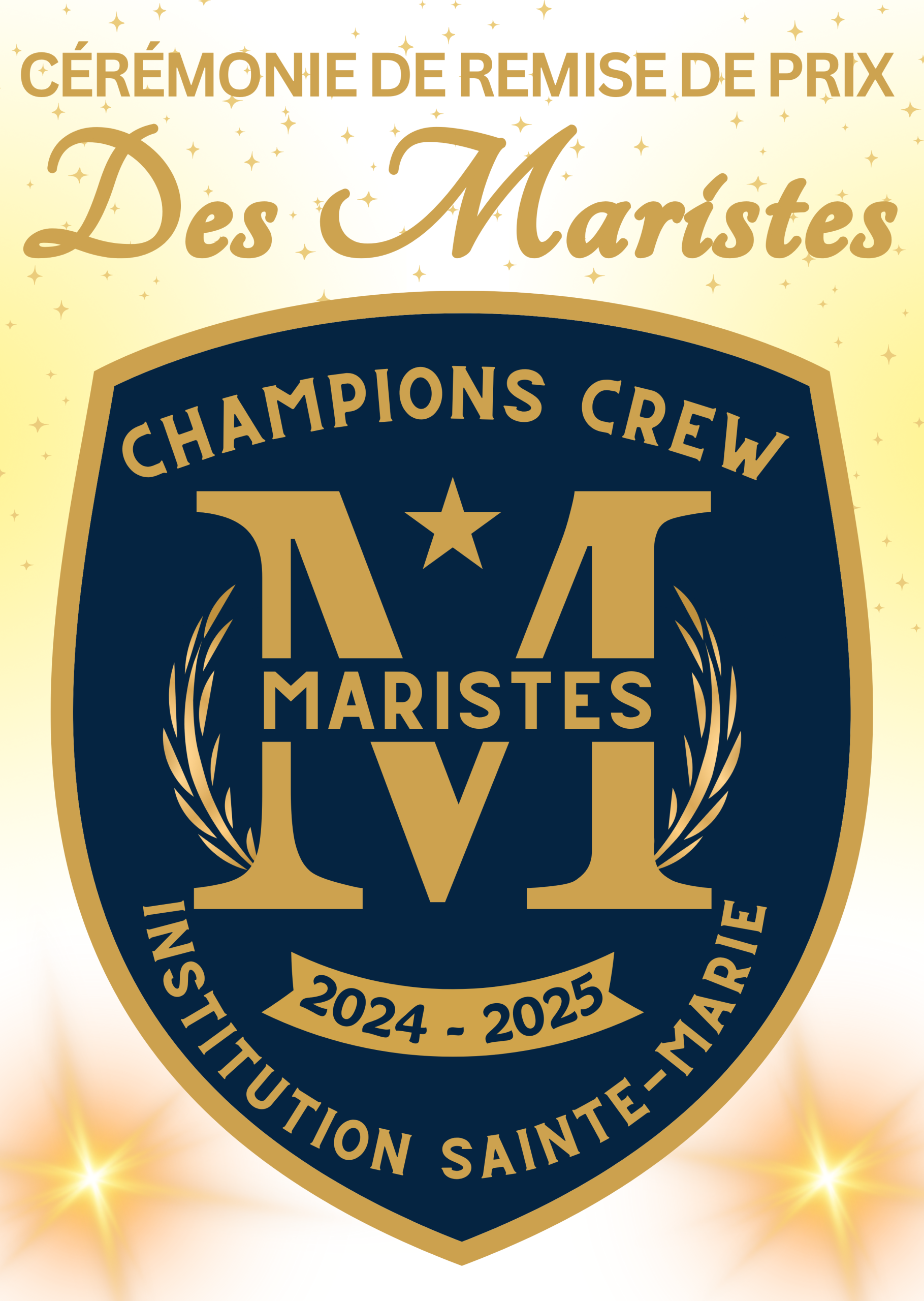 remise des prix team crew - institution sainte marie les maristes - la seyne sur mer