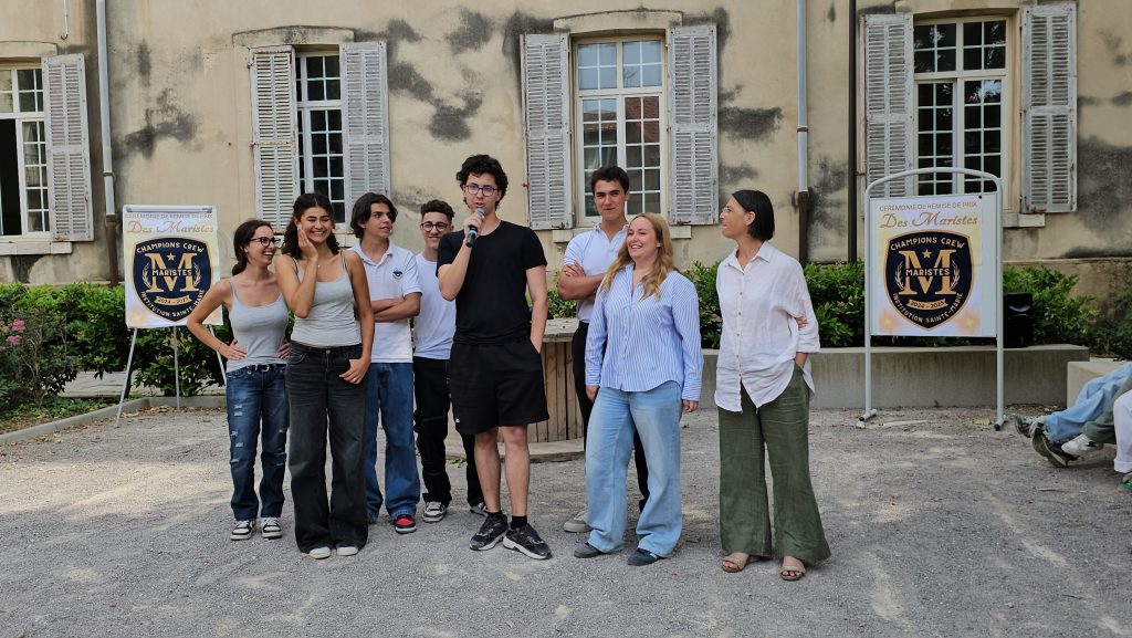 remise des prix team crew - institution sainte marie les maristes - la seyne sur mer