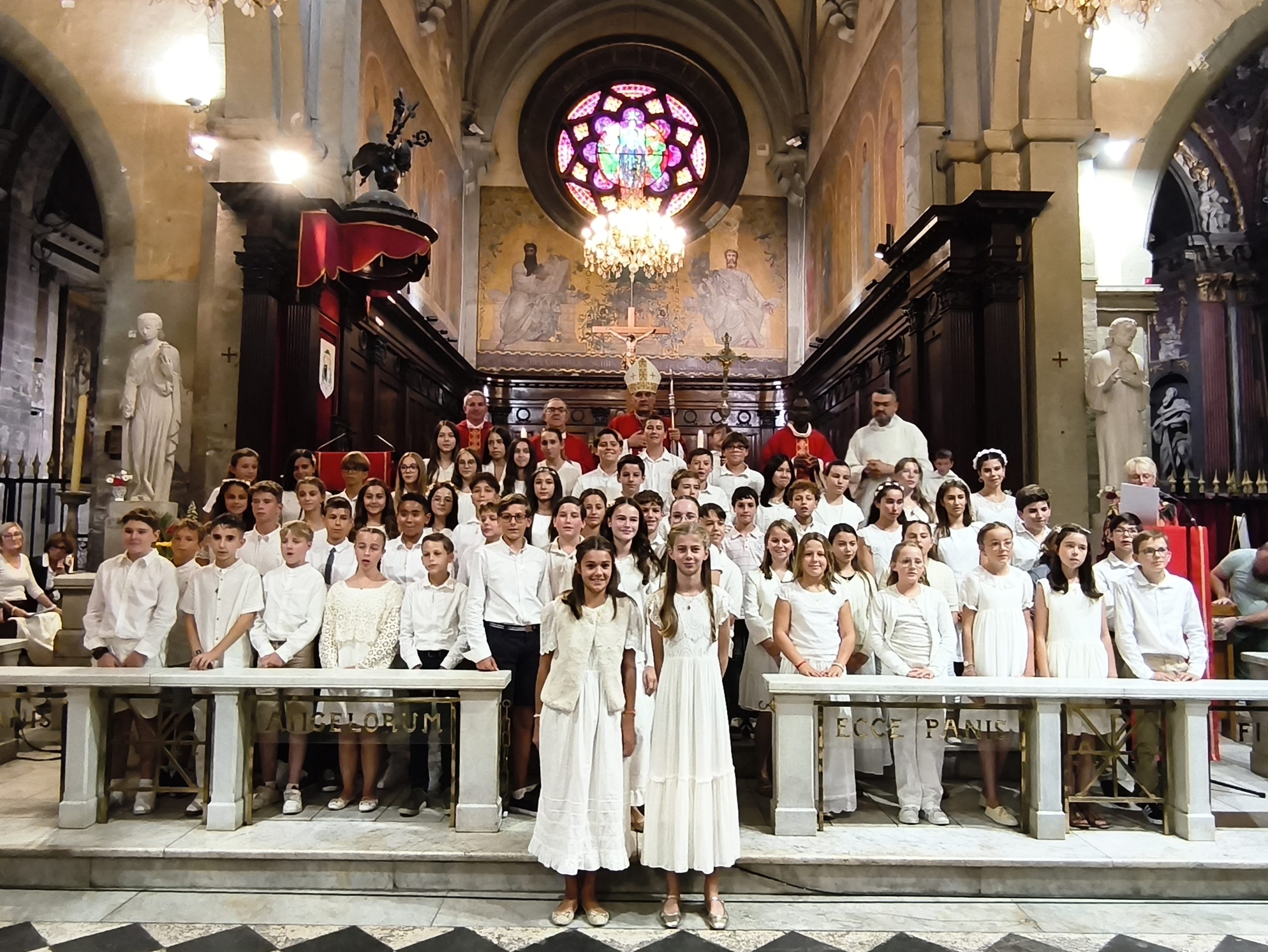 messe de confirmation institution sainte marie les maristes la seyne sur mer