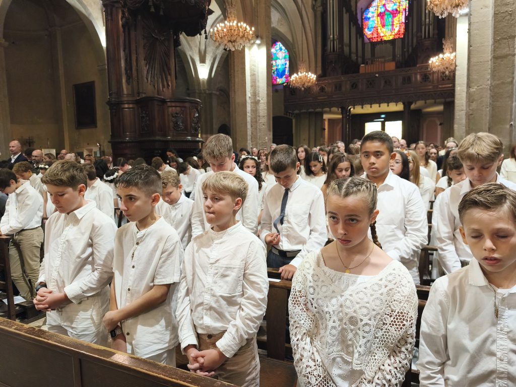 messe de confirmation institution sainte marie les maristes la seyne sur mer