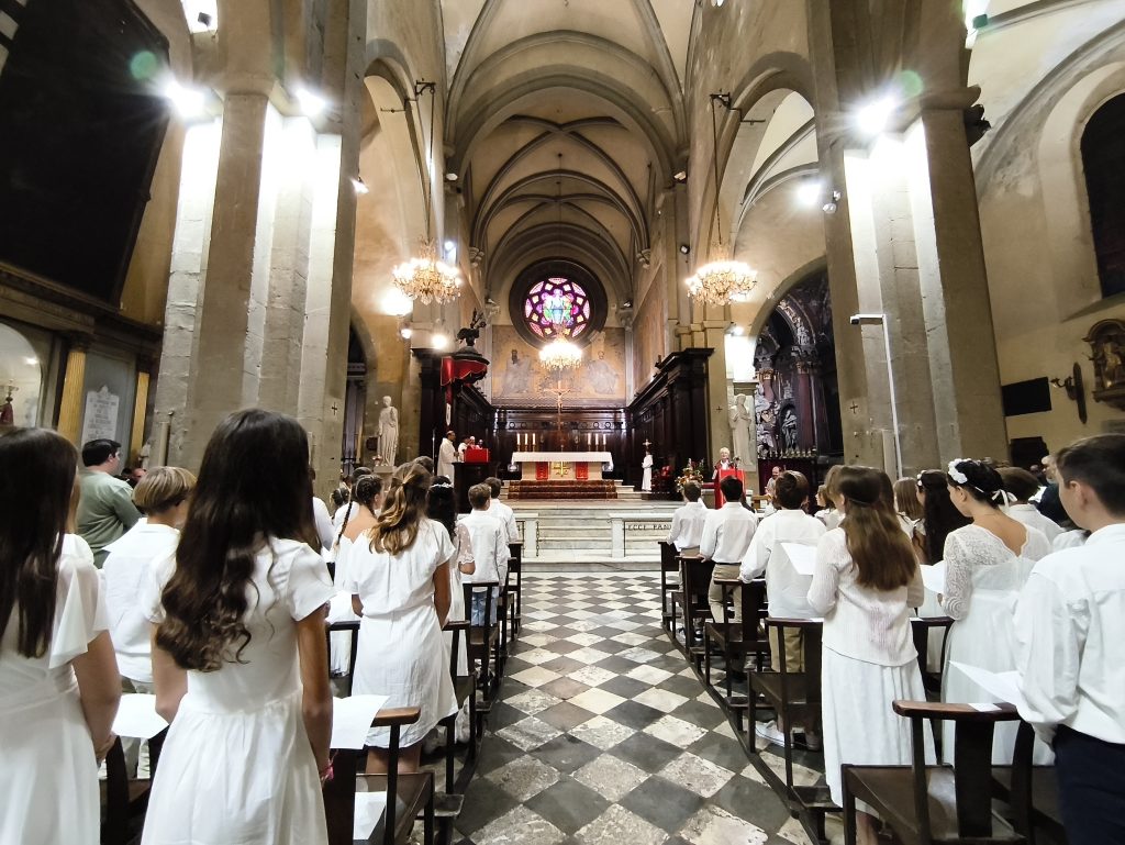 messe de confirmation institution sainte marie les maristes la seyne sur mer