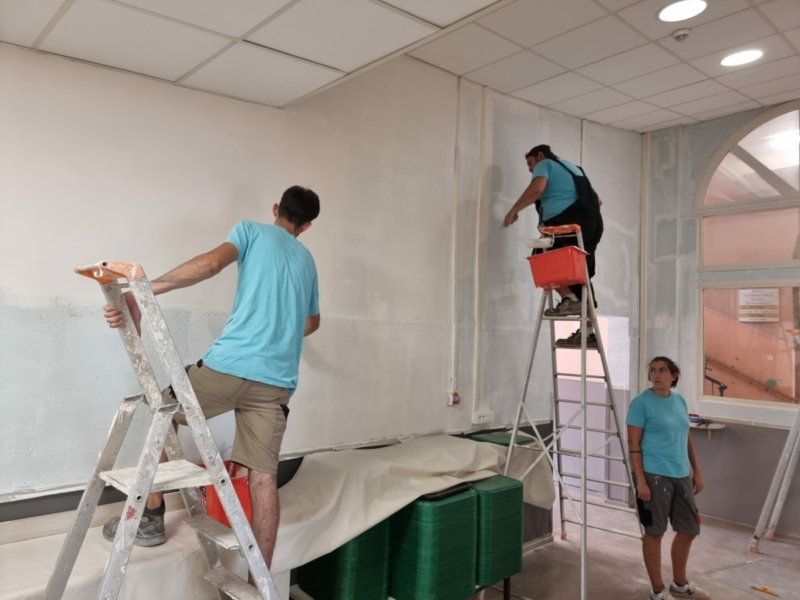 travaux du self
